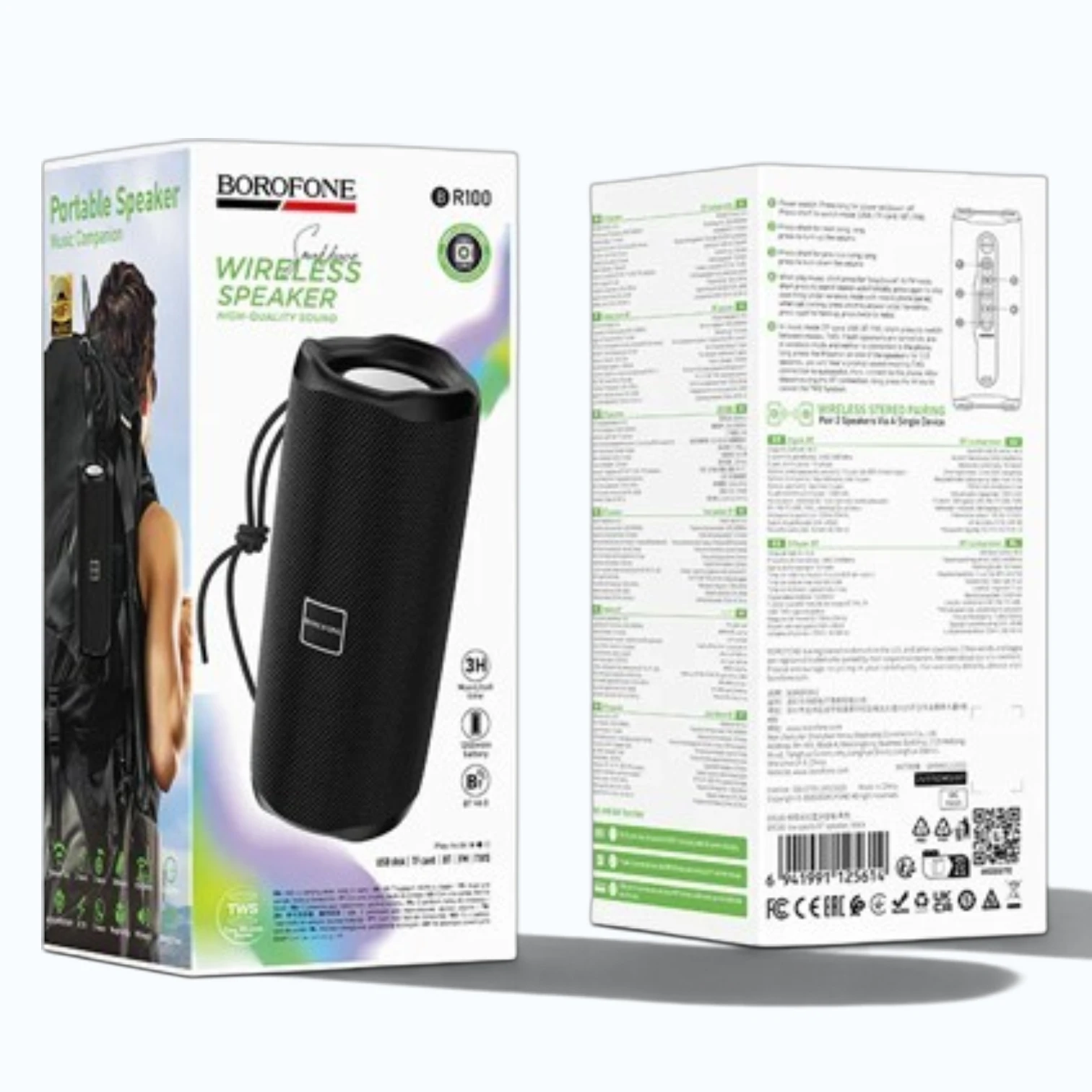 Borofone BR100 Joy Portable Bluetooth Speaker - Image 3
